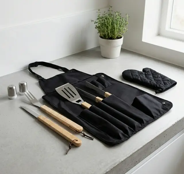 Kit churrasco personalizado em estojo